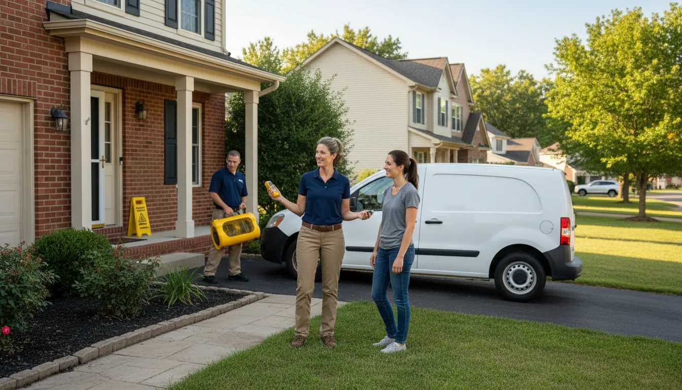 Residential water damage restoration in Thousand Island Park, NY